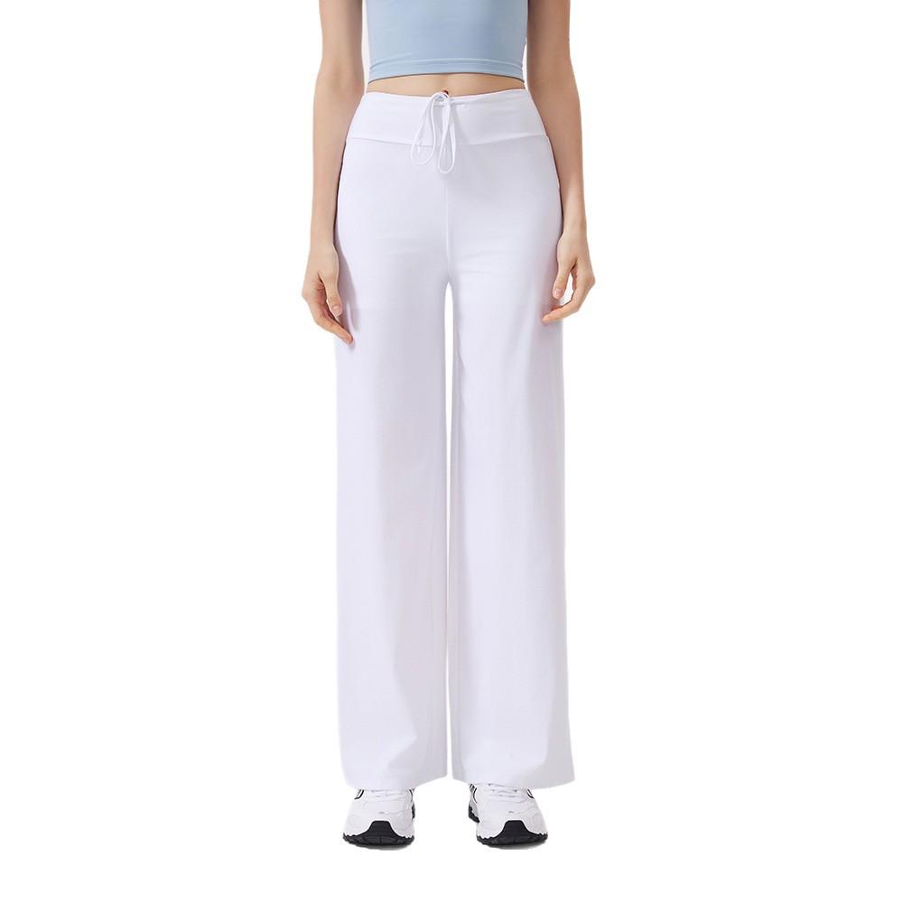 Sweatpants sports loose sunshade light and cool trousers women's straight casual yoga pants fitness thin quick drying sunscreen clothing summer