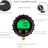 Digital Gas Pressure Gauge with 1/8'' NPT Bottom Connector & Rubber Protector Rang to 255psi Accuracy 1% .F.S.