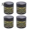 Ambient Solar Wall Sconce Light, 7 Color Changing Metal Fence Lamp with Backyard Lighting Projection, Outdoor Waterproof Garden Light for Yard