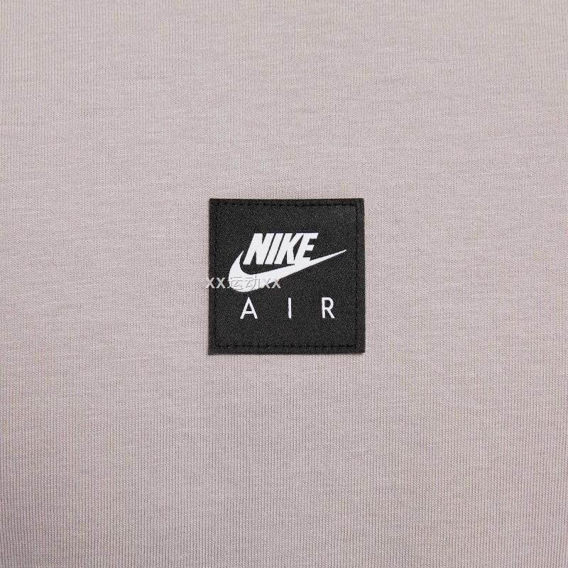 Nike M90 Oddychająca Modna Wszechstronna Miękka Koszulka z Krótkim Rękawem Męska Top Fioletowo-Szary HJ0727009