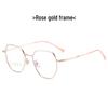 Unisex Ultra-light Titanium Polygonal Glasses Frame with Anti-blue Light for Students 2023 - Model 2417