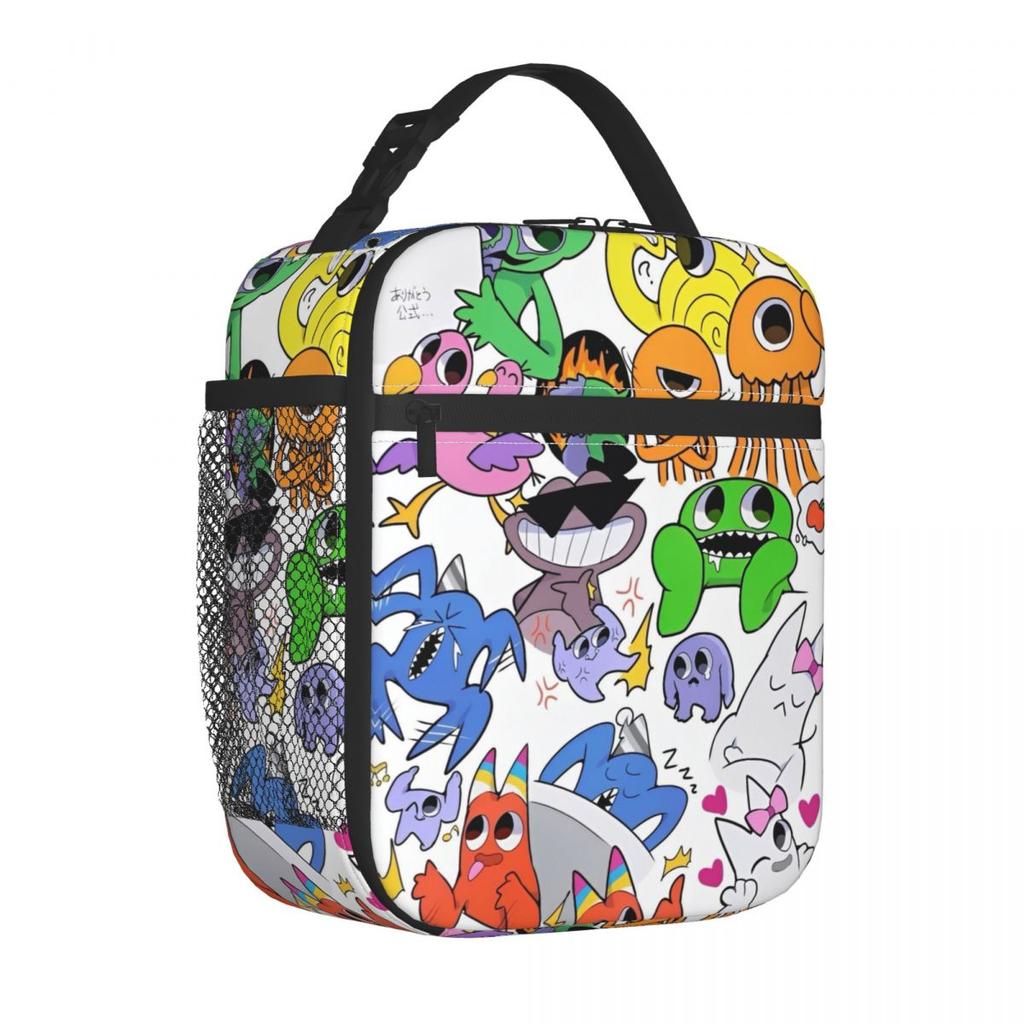 Anime Puella Magi Madoka Magica Heat-keeping Meal Tote Thermal Bag Reusable,Meal Container Comic Big Tote Lunch Box Food Handbags