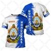 Honduras Vlajka Grafika Unisex Trička Letní Ležérní Streetwear Pánská Móda Dres Chlapec Nadrozměrná Trička Krátký Rukáv Sportovní Oblečení
