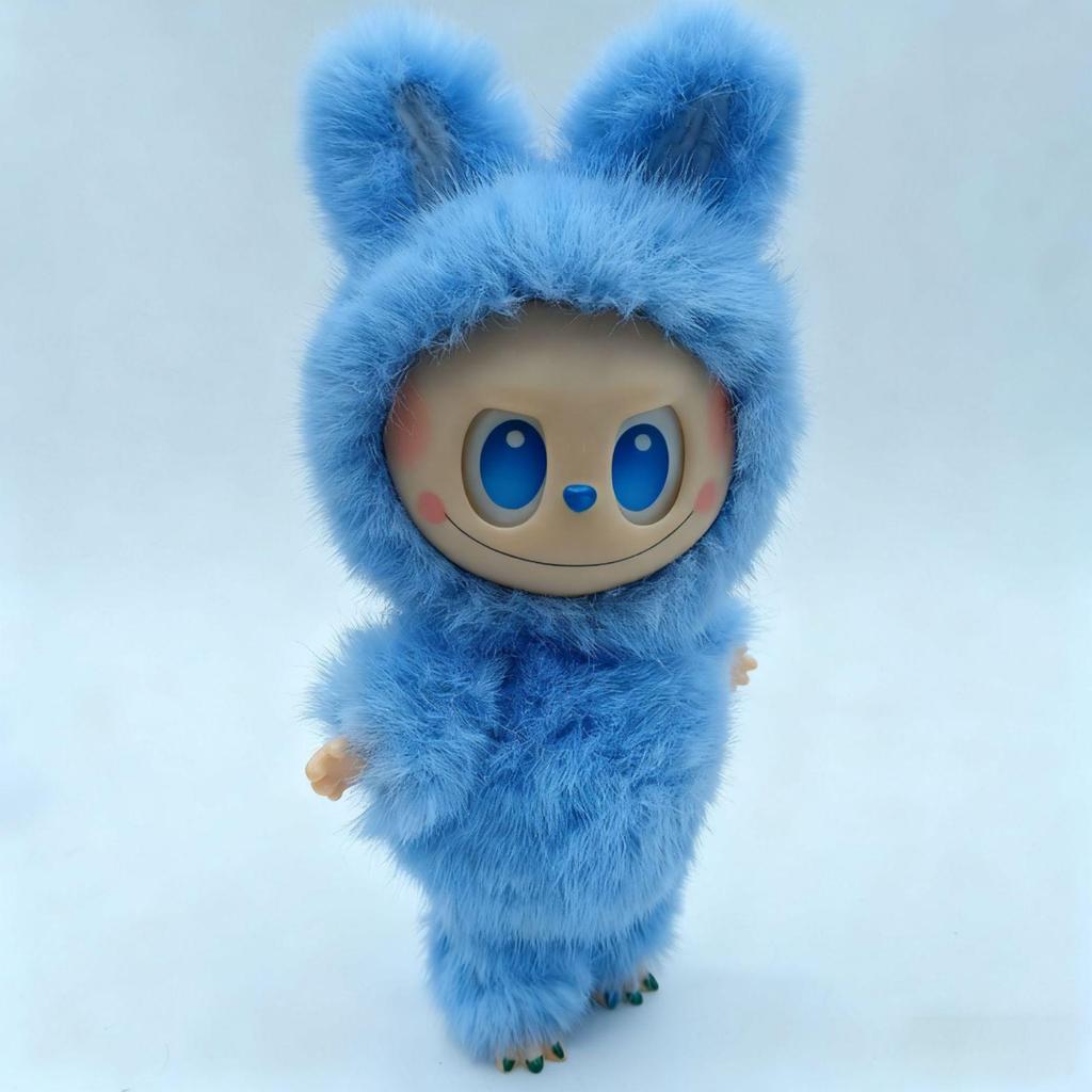 DIY Handgemachte Labubu Puppen Serie: 123 Blasenfigur Plüsch Blind Box Spielzeug