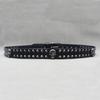 Personalized Punk Rivets and Spikes Belt Skeleton Cowhide Men and Women Skull Neutral Hip-hop Belt