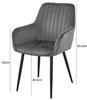 SOLDEN Chair - Pink Velvet / Black Legs X 1