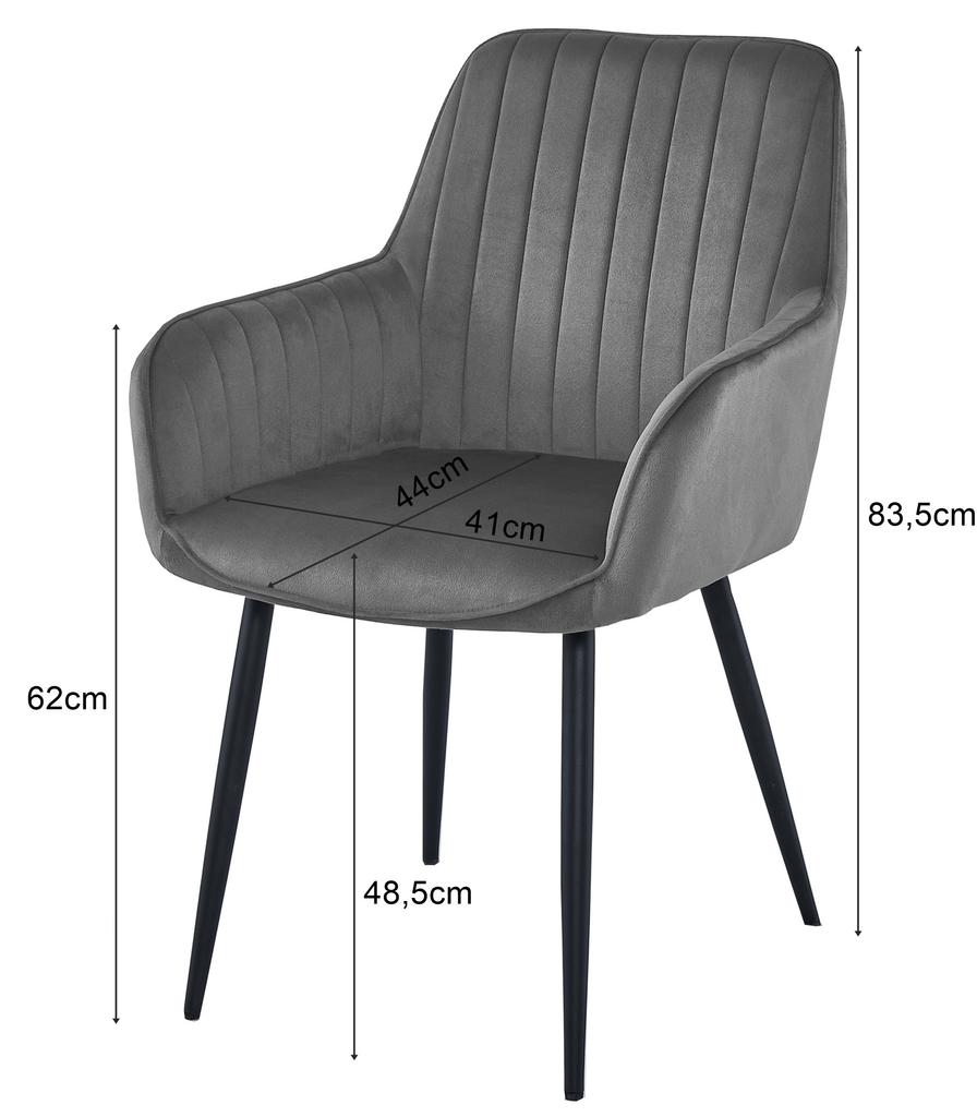 SOLDEN Chair - Pink Velvet / Black Legs X 1