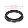 4pcs Plastic 73.1mm To 56.1mm Car Hub Centric Rings Wheel Bore Center Spacer