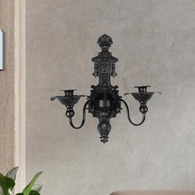Artistic Wall Mount Candle Holders for Stick Candles In Farmhouse Style