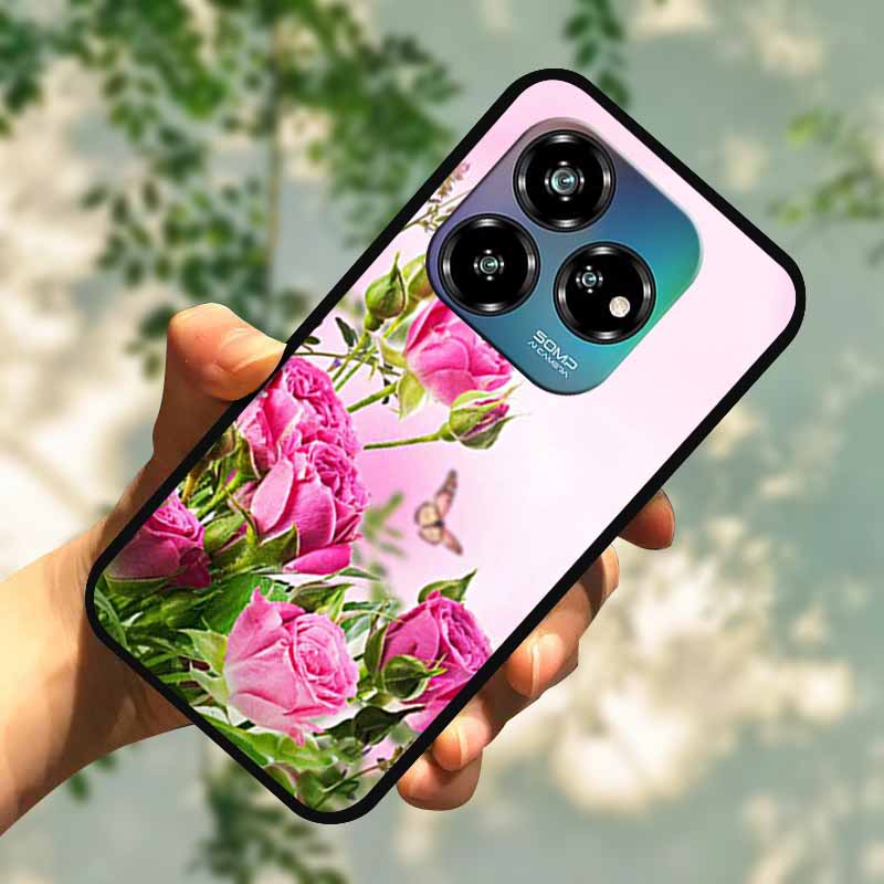 For ZTE Blade V60 Design Case V60Vita Luxury Fashion Soft Silicone Shockproof Phone Case For ZTE Blade V60 Vita Back Cover Coque