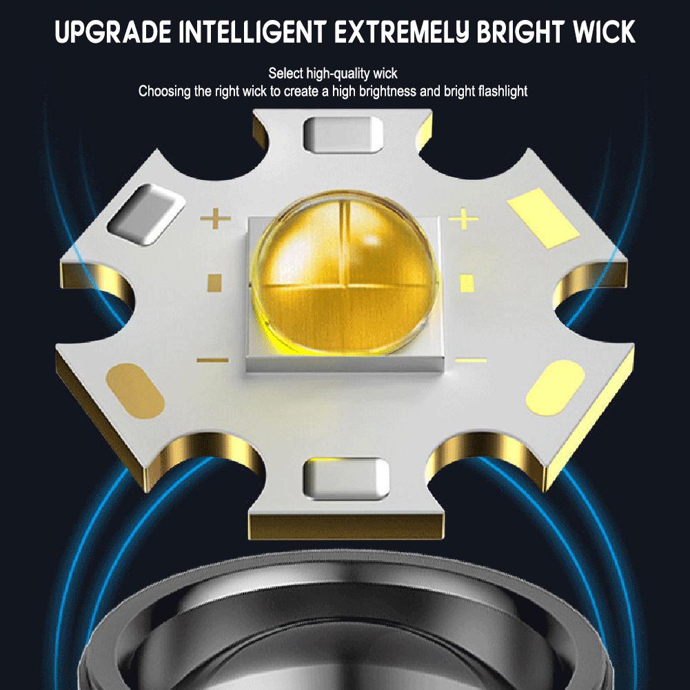 Easy Carrying Small Keyrings Flashlight Waterproof Emergency Foodlight For Climbing Camping