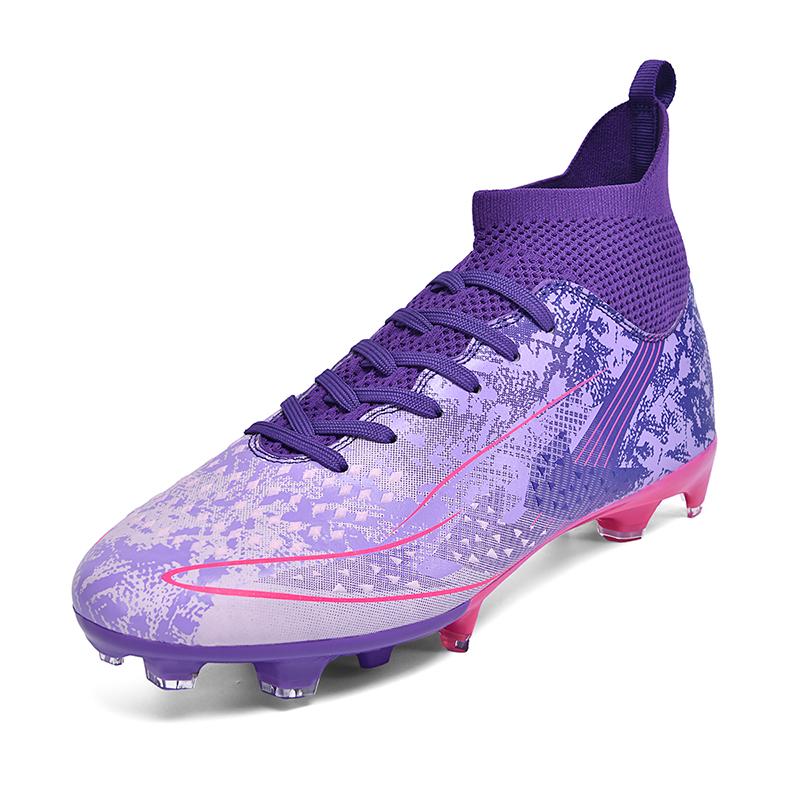 

Men s Football Boots Grass Training Soccer Shoes Sports Society Soccer Cleats Non-slip Football Field Boot Crampons De Football 45