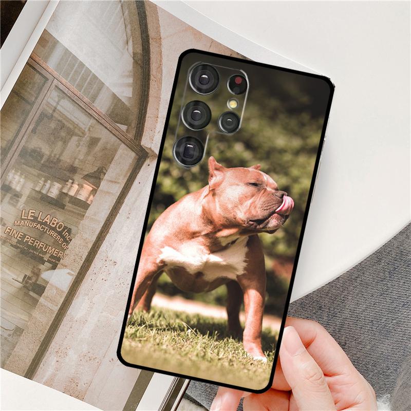 Pit Bull Pitbull Dog Phone Case For Samsung Galaxy S24 Ultra S9 S10 S20 S22 S21 Plus S23 FE S25 Ultra Full Cover