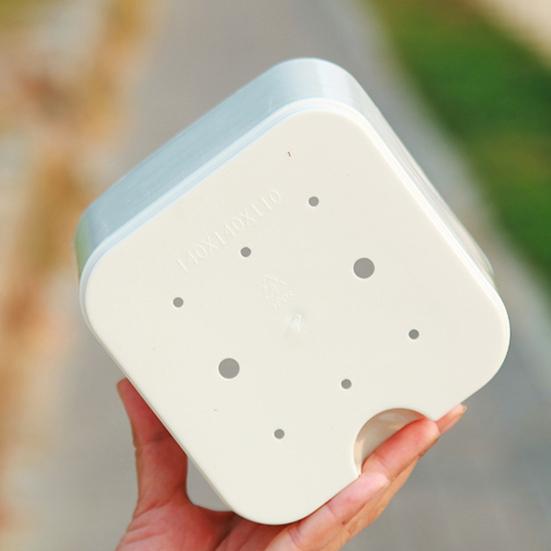 Yousheng Square Self Watering Pot with Drainage Hole Clear Reservoir Indoor Outdoor Plants Planting Pot Herbs Succulents Flower Planter with Wick