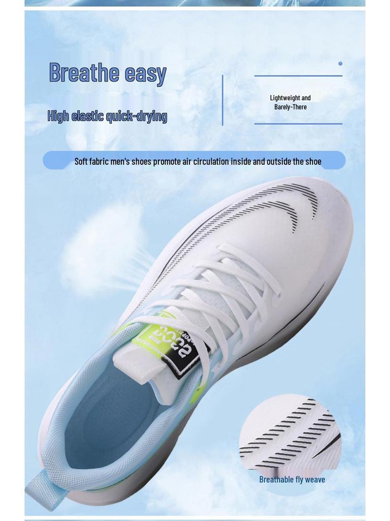 Men's Ultra-Light Breathable Mesh Running Shoes - Comfortable, Shock-Absorbing, Versatile for Casual Wear