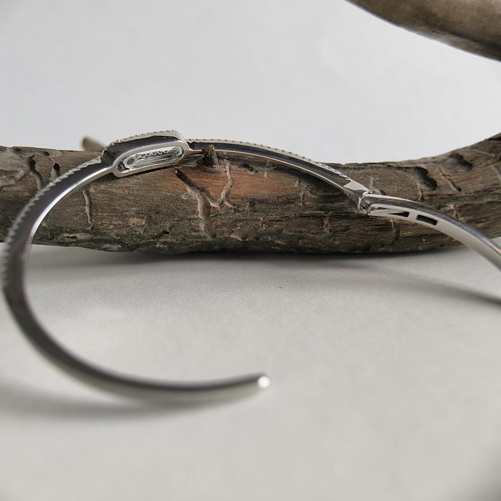 Silver Bracelet with Cubic Zirconia, Item Weight 7.34 G (2206354)