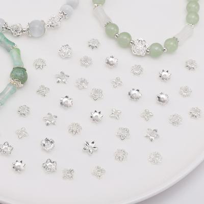 Alloy Flower Tray Spacer Accessories Charms Pendant For Jewelry Making DIY Earring Necklace Bracelet