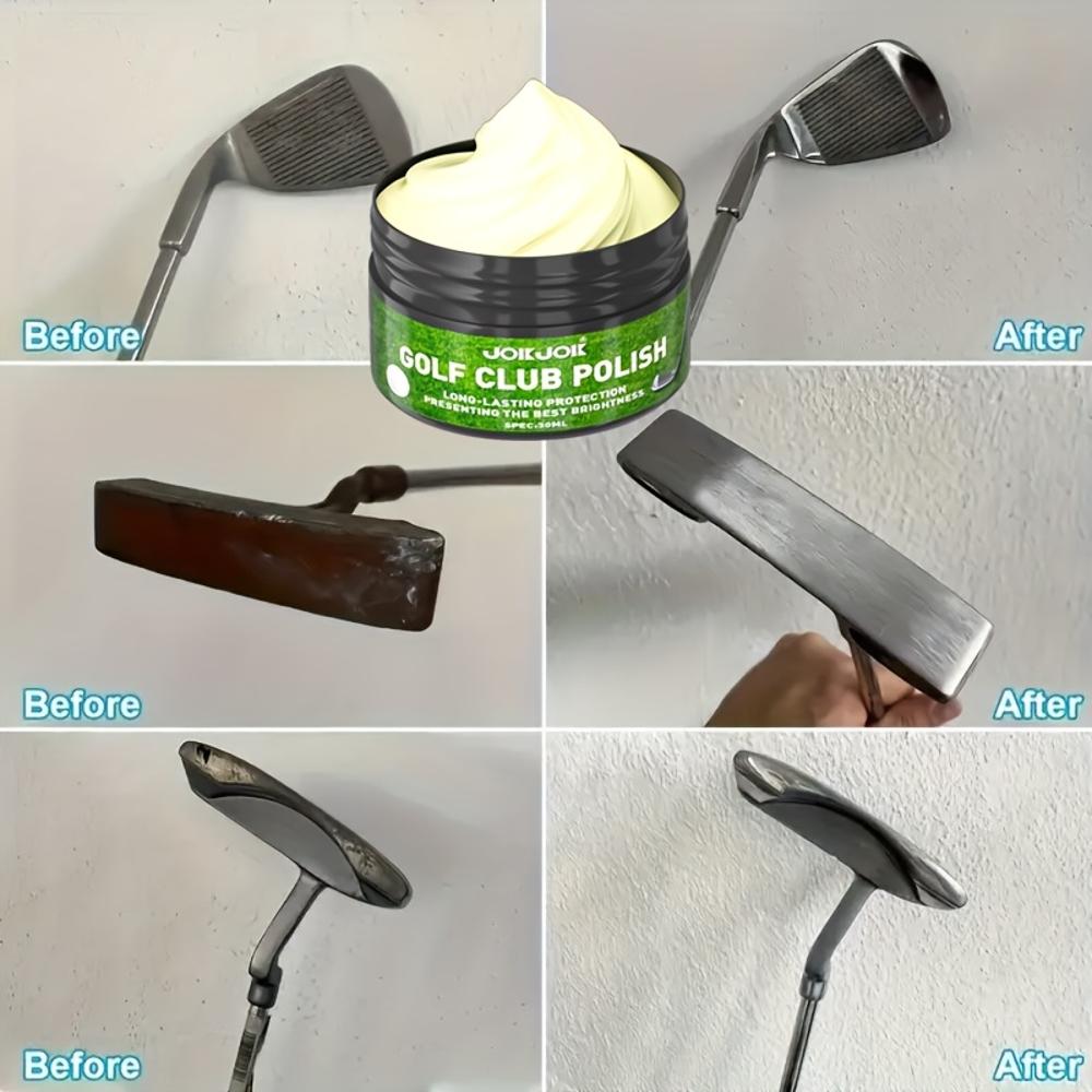 JOKJOK Golfklubba Polerande Vax - Snabb Borttagning av Repor & Oxidation, Återställer Spegelblank Glans, Rostskydd & Fläckskydd