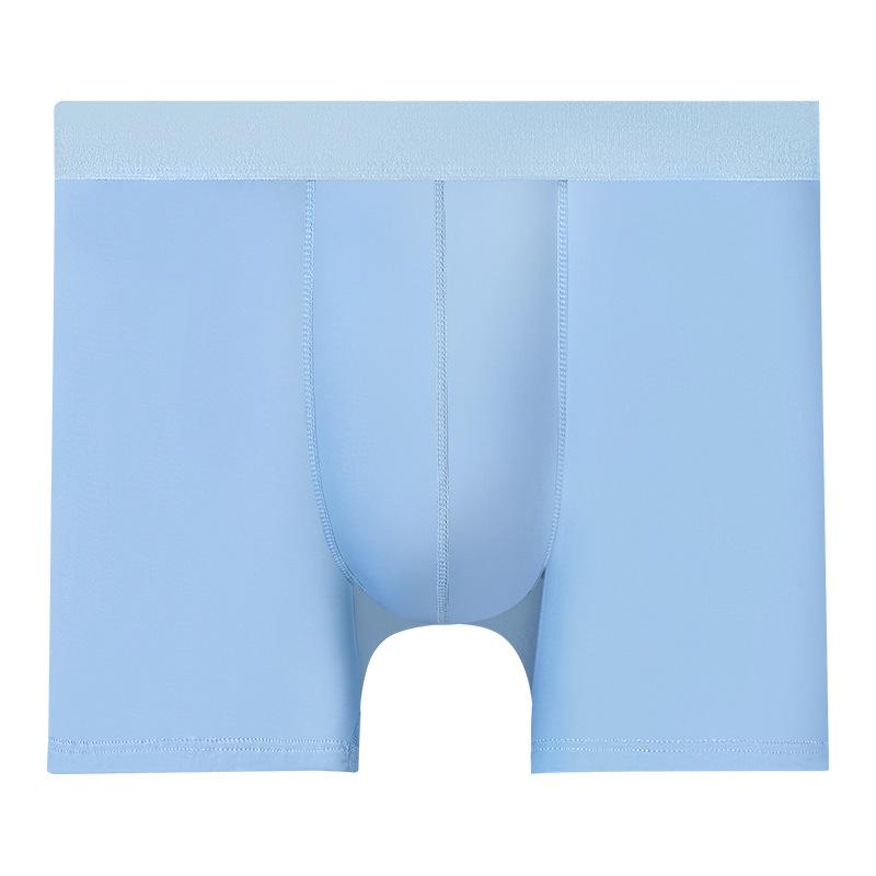 Pánské boxerky Ice Silk Anti-Friction – nadměrná velikost, prodyšné sportovní spodní prádlo