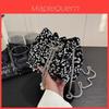 Street Style Bucket Bag For Women With Drawstring Closure And Padded Superfiber Material