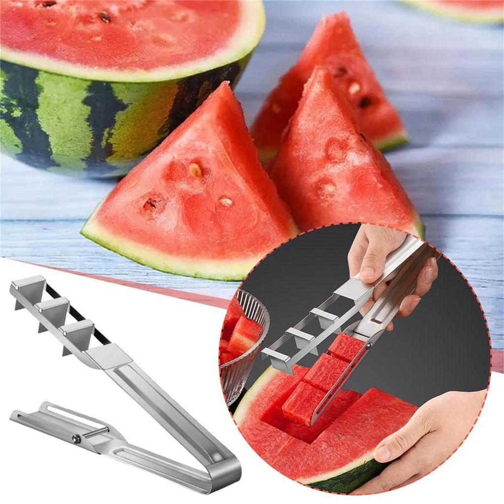 Watermelon Cutter, Stainless Steel Rust-Resistant Melon & Fruit, Quickly Safe Watermelon Knife, Easy To Use, Family Gatherings, Picnic Ready