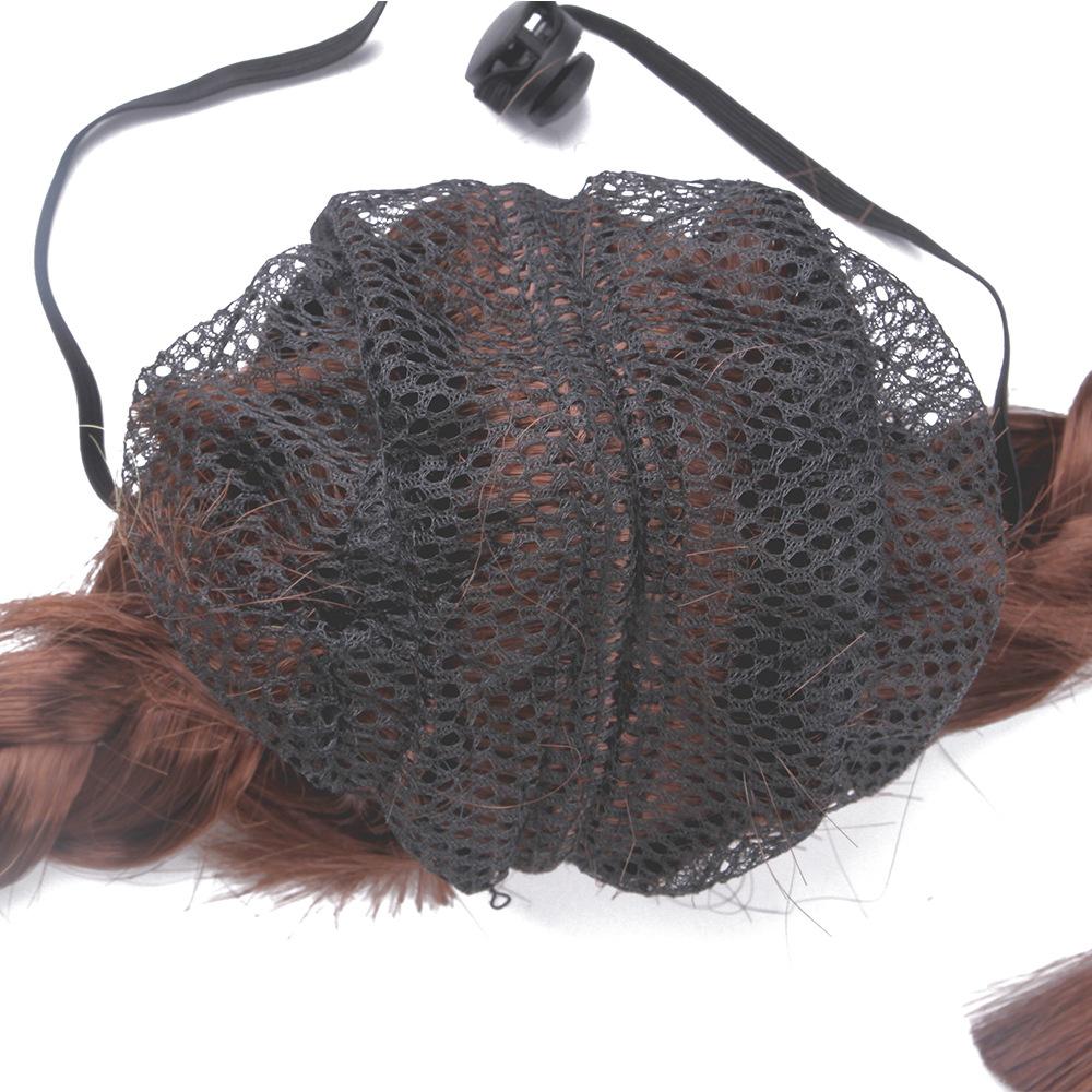 Double Brown Whimsical Braid Wig For Dogs And Cats Excellent For Holiday Events Dressup