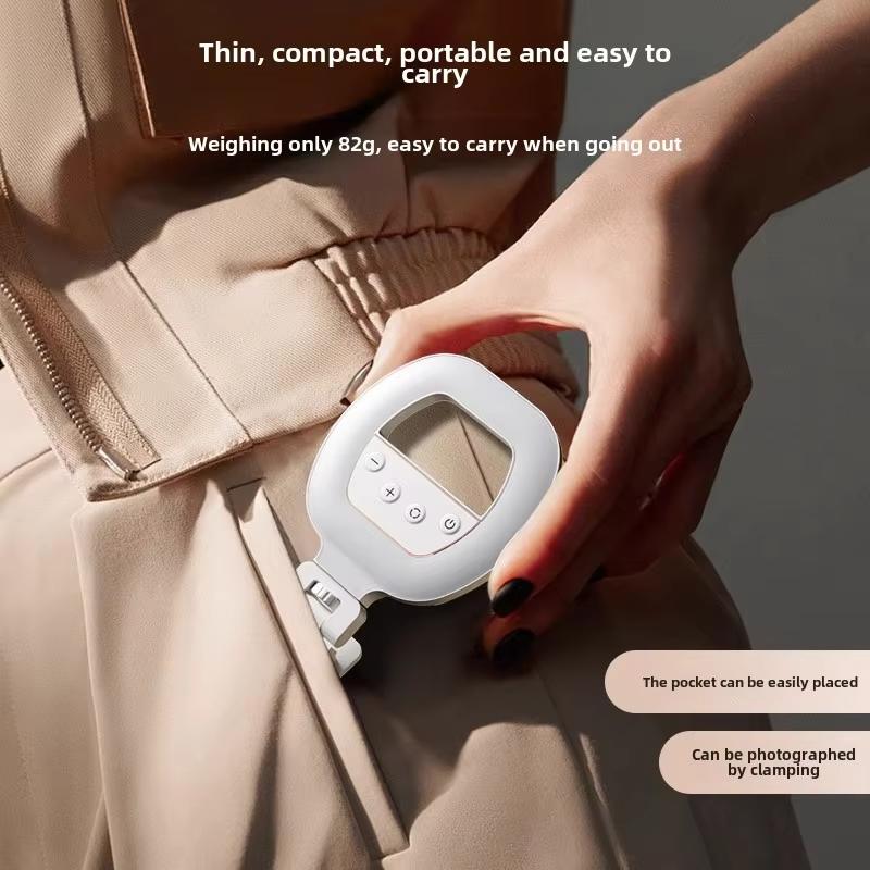 W60 Mobile Phone Fill Light, Portable Mobile Phone Selfie Beauty Light, Charging Ring-type Atmosphere Selfie Rgb Pocket Light