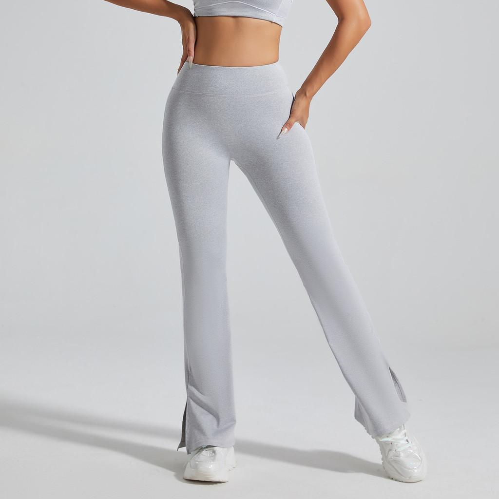 Leggings da Yoga con Controllo Pancia e Design a Zampa d'Elefante per Fitness e Danza da Donna