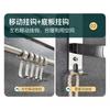 304 Stainless Steel Towel Bars Bathroom Storage Rack Non Punching Foldable Towel Storage Rack Space Saving Hardware Pendant