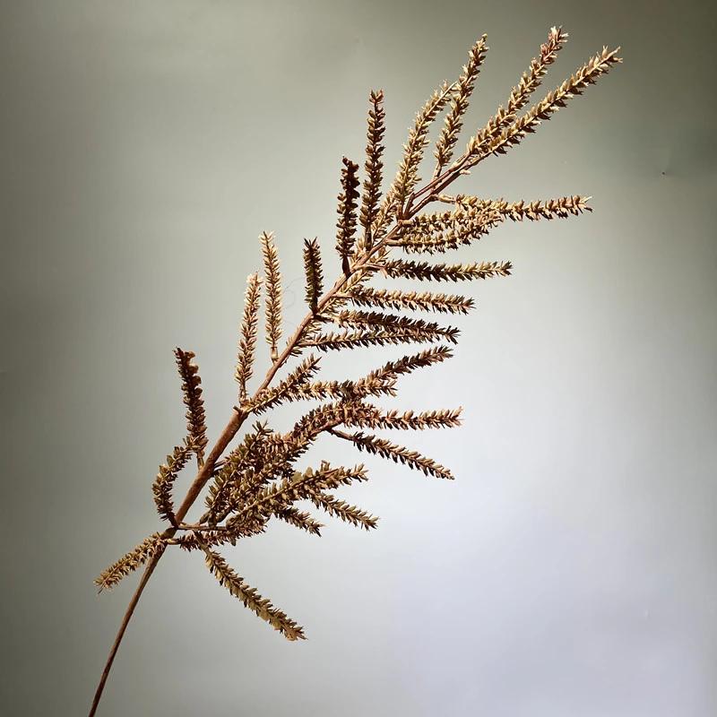 Künstlicher Haarpflanz-Weizenast Blumige Hochzeitsdekoration Simulation Hochgebirgsgras Grüne Pflanzen Hallendekoration Pflanze