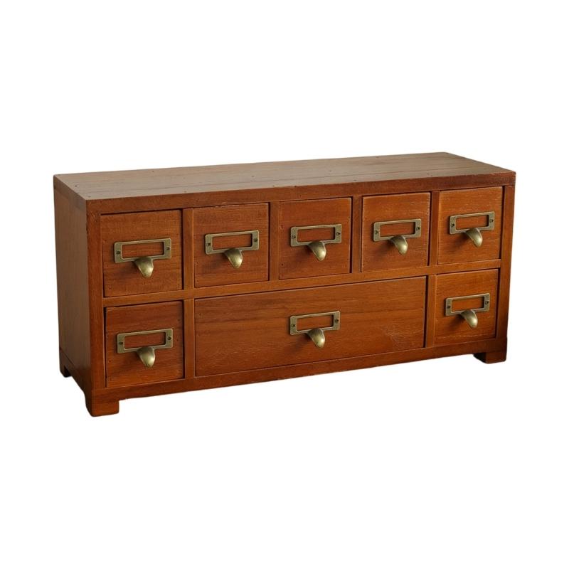 Natural Pine Wood Storage Box With