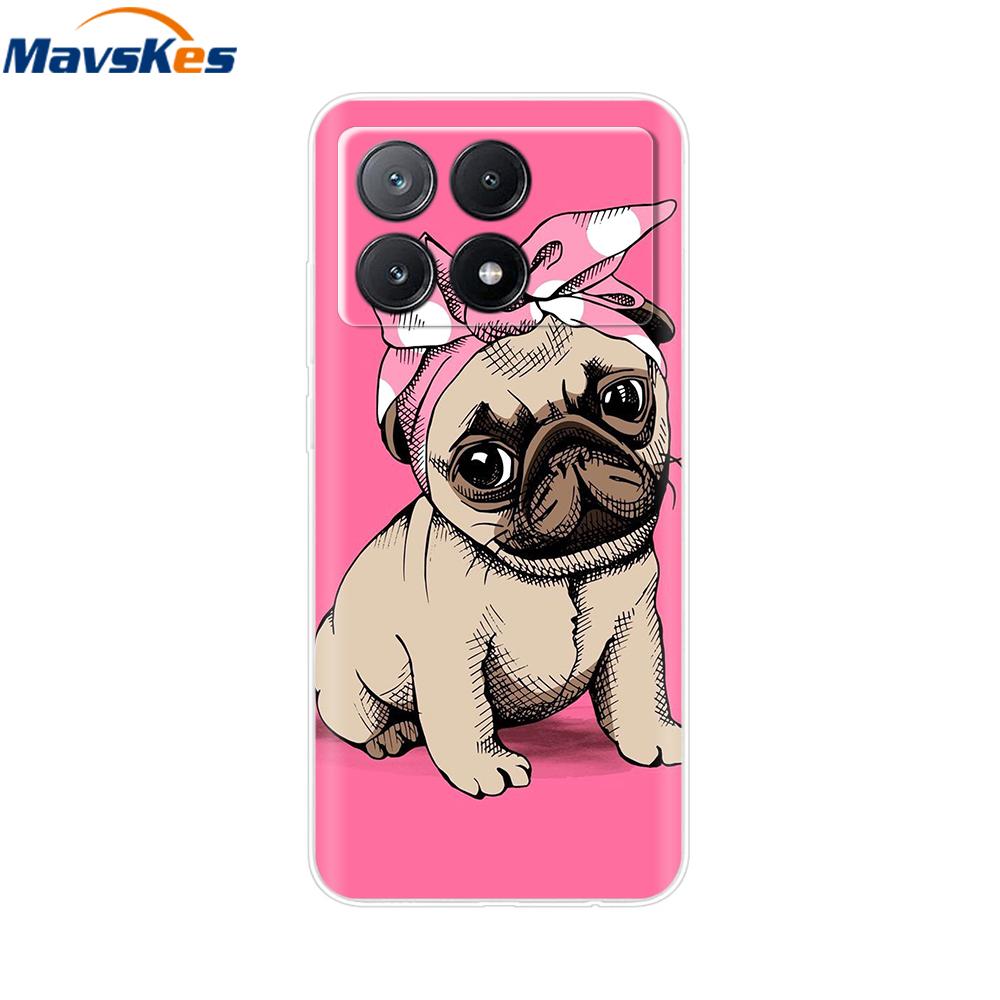 Für Xiaomi Poco X6 Pro Hülle Weiches TPU Silikon Handy Klare Abdeckung Für Xiaomi Poco X6 5G Hülle Bumper Pocox6 X 6 5G 2024 Funda Coque