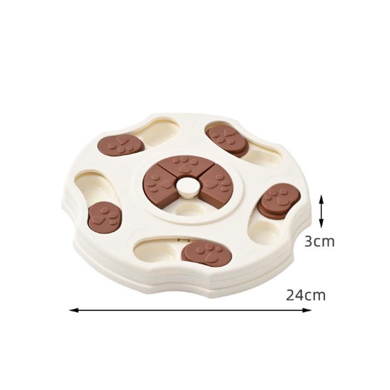 Jouets Puzzle pour chien, gamelle interactive pour ingestion lente, augmentation du qi du chiot, distributeur de nourriture, manger lentement, bol antidérapant, jeu d'entraînement pour animaux de compagnie, chat et chien