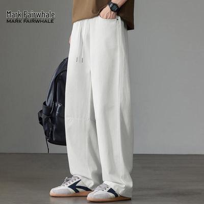 Mark Fairwhale Herren Tencel Lyocell Casual Straight Leg Hose