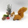Squirrel Model Faux Fur Realistic Cute Rodent Miniature Figurine Ornament Handicraft Mini Fake Squirrel Statue Figurine Ornament Birthday Gift