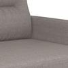 4 Piece Sofa Set with Cushions Taupe Fabric