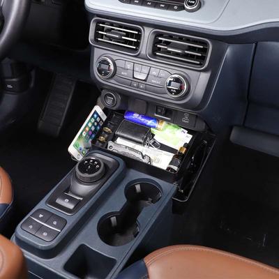ABS Negru Pentru Ford Maverick 2026-2026 Cutie de Depozitare Frontală Consola Centrală a Mașinii Cutie de Depozitare Multifuncțională Accesorii Interioare Auto