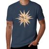 Moravian Star Tshirt Simple Casual Short Sleeve Cotton Tshirt