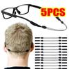 5 Stück Universeller Verstellbarer Brillenhalter Passend Unisex Band Sicherheitsbrillenhalter Einziehbar Sport Sonnenbrille Rutschfestes Seil