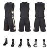 Breathable Sweat-Wicking Basketball Uniform Set for Adults & Children with Customizable Jerseys