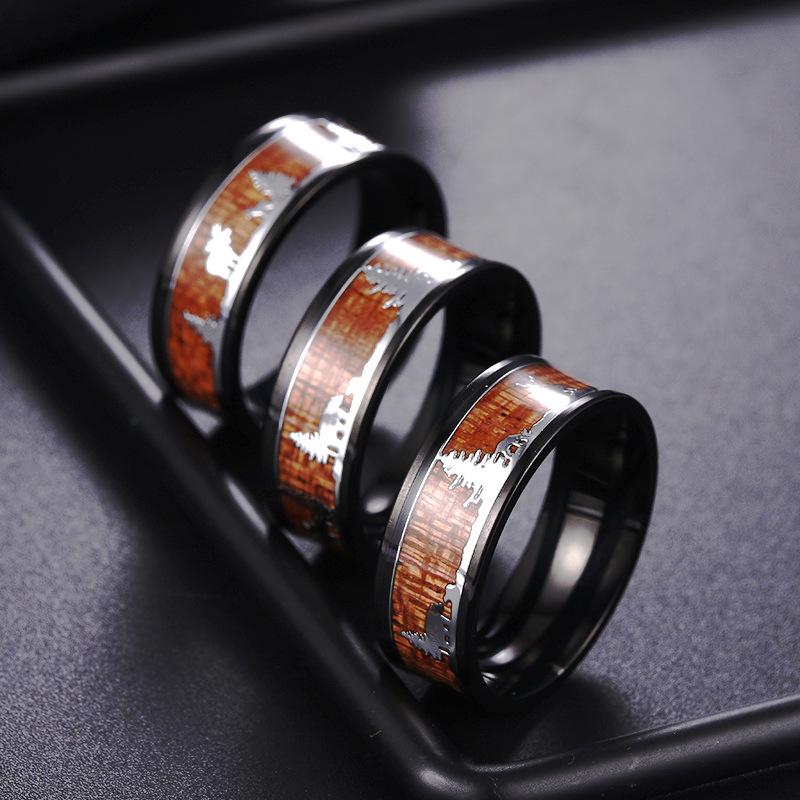Reindeer Titanium Stainless Steel Ring - Unique Halloween & Christmas Gift