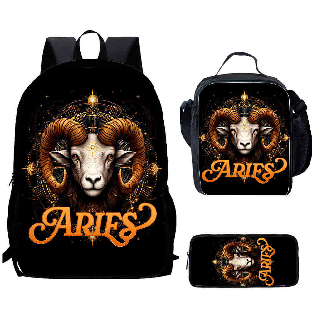 12 Sternbilder Schultasche High Definition Multifunktion Oxford Leichter Rucksack Haare