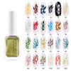 kads 11ml Nail Art Stamping Polish 24 Colors Air Dry Nail Printing Varnish Lacquer for Nail Stamp Plates