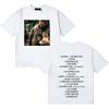 French Rapper SCH JVLIVS Tour Inspired Gothic High Quality Casual Oversized TShirt Unisexs Womens Cozy Summer Tee Shrits Teenagers