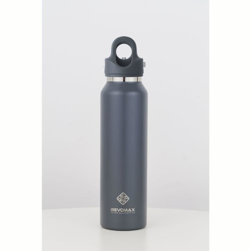 [REVOMAX Official] 16oz 473ml Carbonated Stainless Steel Bottle, Keeps Drinks Hot for 18 Hours, Cold for 36 Hours, Vacuum Insulated, Gift Idea, REVOMA