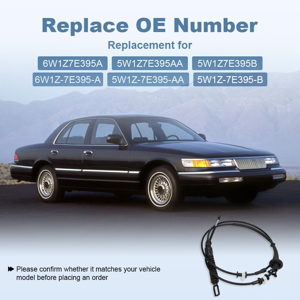 Automatické lanko ovládání řazení Kompatibilní s Ford Crown Victoria Lincoln Town Car Mercury Grand Marquis 4.6L V8 2005-2011 Náhrada za 6W1Z7E395A