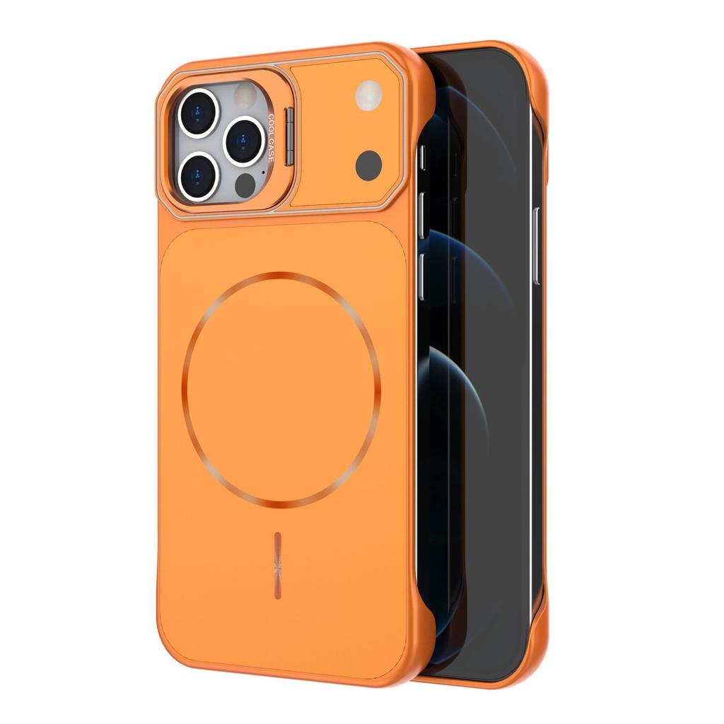 Applicable To Apple iPhone11promax Borderless Magnetic Bracket Mobile Phone Case Apple 11 Magnetic Mobile Phone Case