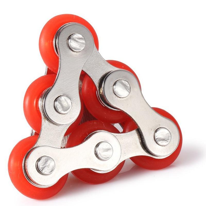Rullekjede Fidget Toy Stress Reducer Bike Chain Fidget Leker Perfekt for ADD, ADHD, angst og autisme