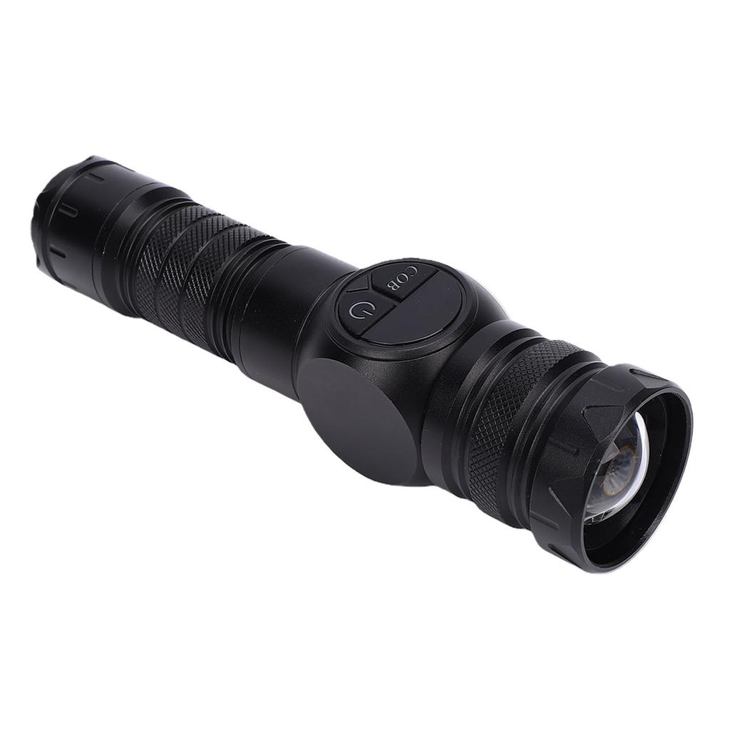 Super Bright Flashlight Rechargeable IPX7 Water Proof Telescopic Zoom Handheld Flashlight with Magnetic Base 9 Modes
