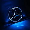 Pegatina de Coche Nueva 2025 Para Coche Mercedes Benz Logo Parrilla Delantera Luz Cara del Espejo Insignia LED Para Mercedes Benz W166 GLS350 AMG/GLS63